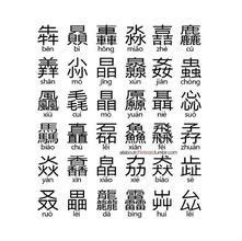 品字形結構|“品”字结构汉字趣解